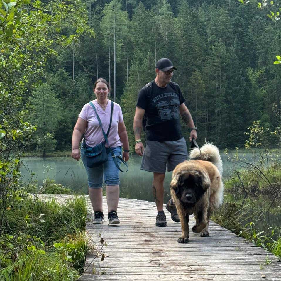 Andrea und Michi mit Vroni